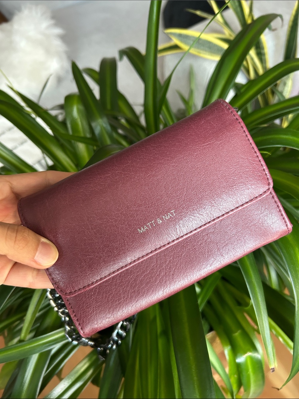New Matt & Nat Burgundy mini purse